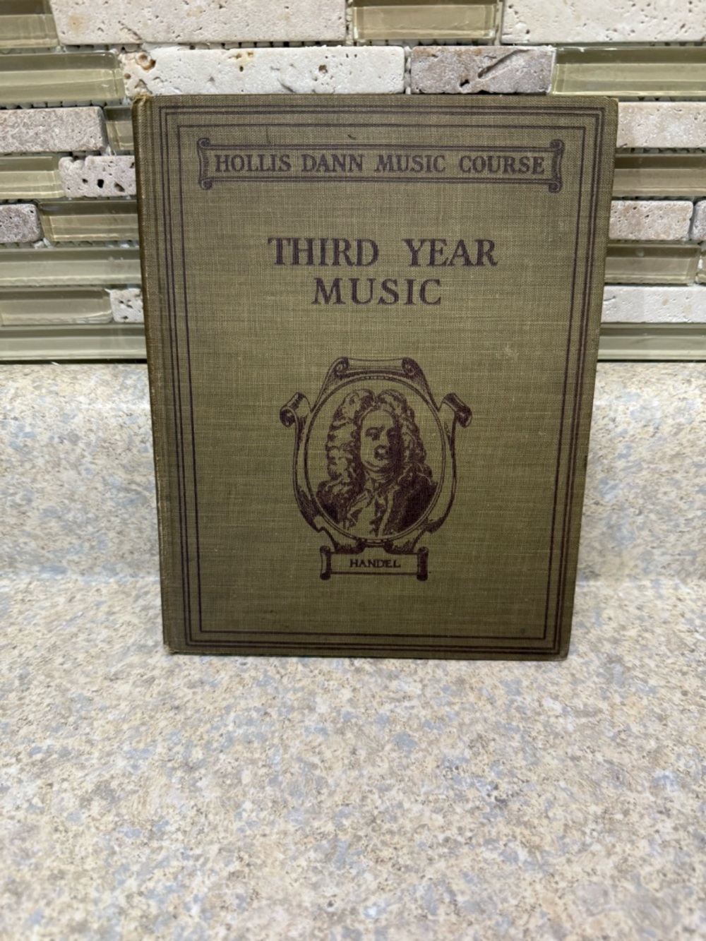 Hollis Dann Third Year Music Hardcover Book - Olive